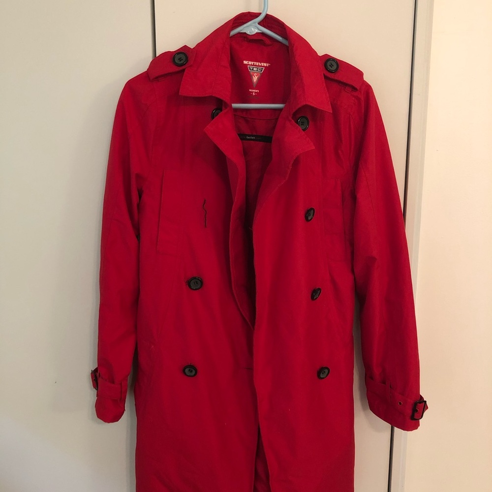SCOTTeVEST red trench coat S
